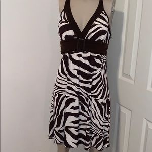 Animal Print Mini Dress